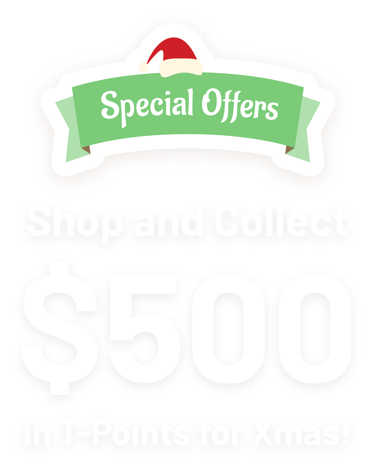 Shop and collect $500 T-Points