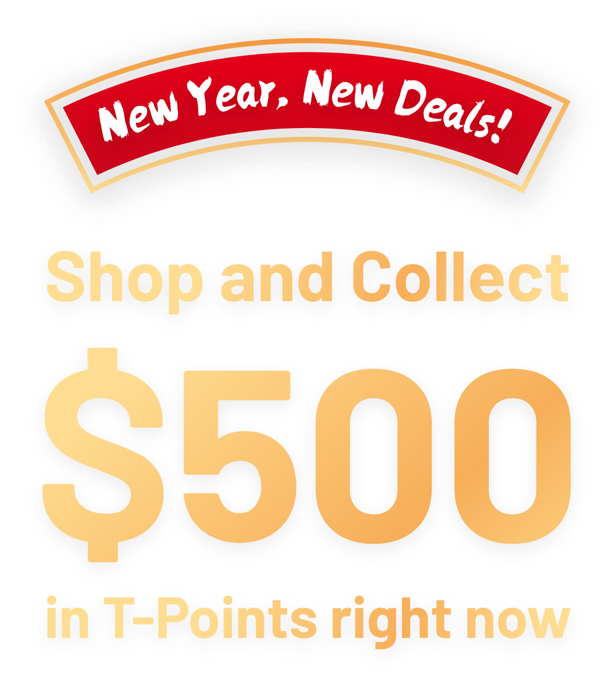 Shop and collect $500 T-Points