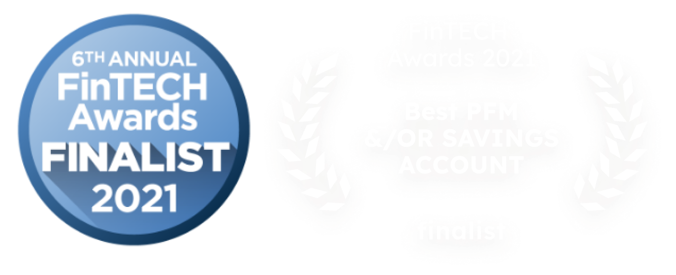 FinTech Awards 2021 Best Innovation in PFM and/or Saving Account finalist